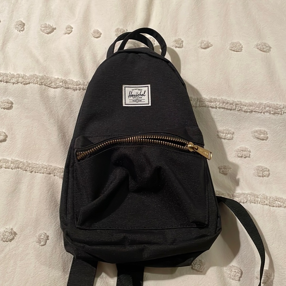 Herschel mini black backpack!